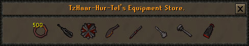 TzHaar-Hur-Tel's Equipment Store